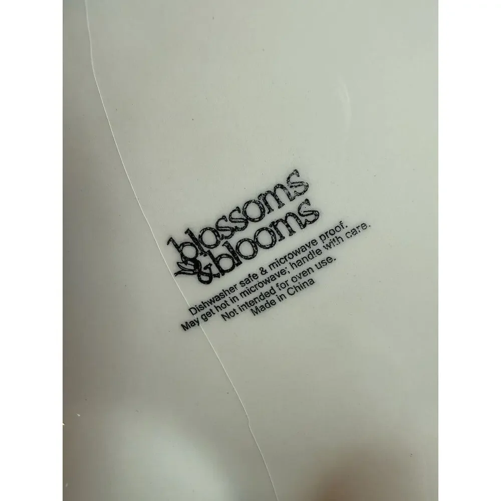 Blossoms & Blooms Easter Themed Deviled Egg Dish Vintage 12.5